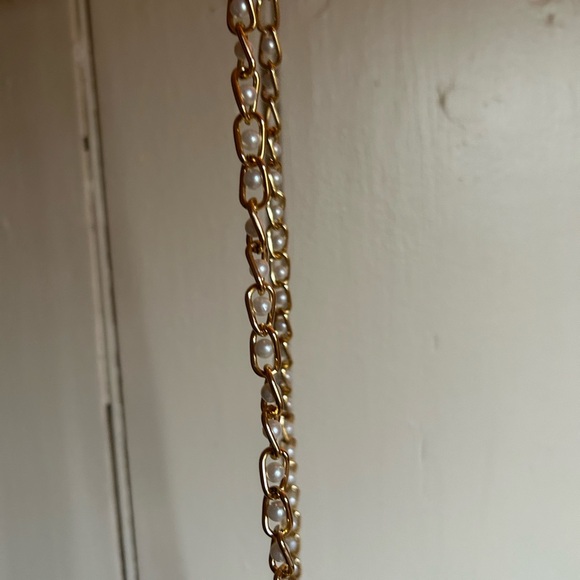 ✨ Handcrafted Cream Crochet Bag with Red Accents - Picture 4 of 5